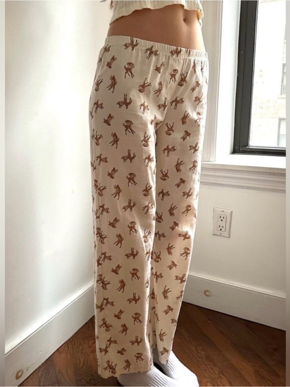 🟣 BOGO! Brandy Melville Pajama Pants with Deer